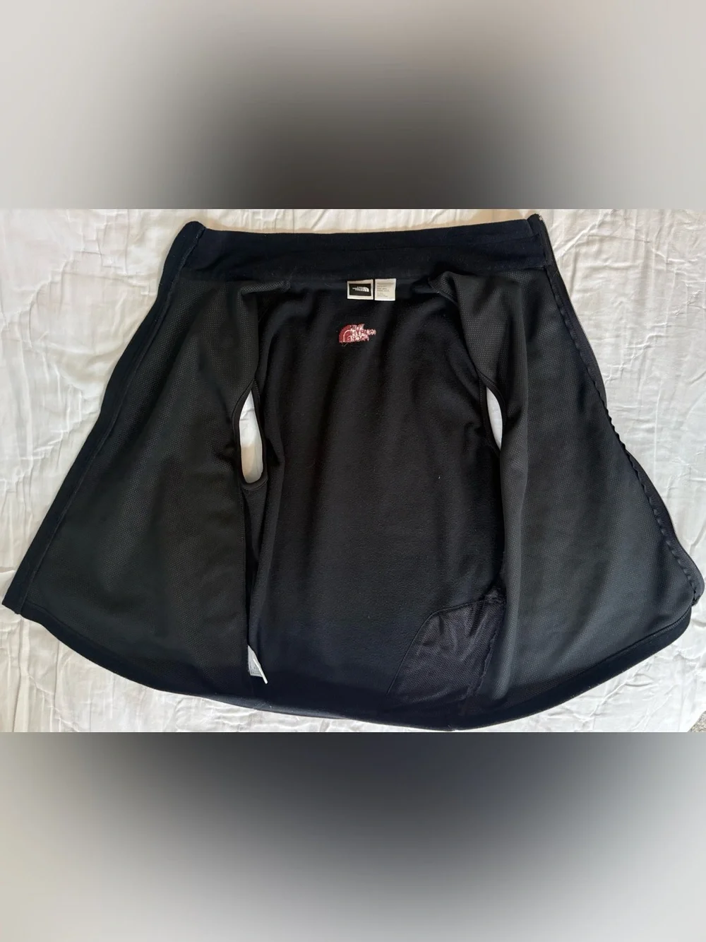 The North Face Gore Windstopper Fleece Vest Men’s Small Black Minimalist EUC